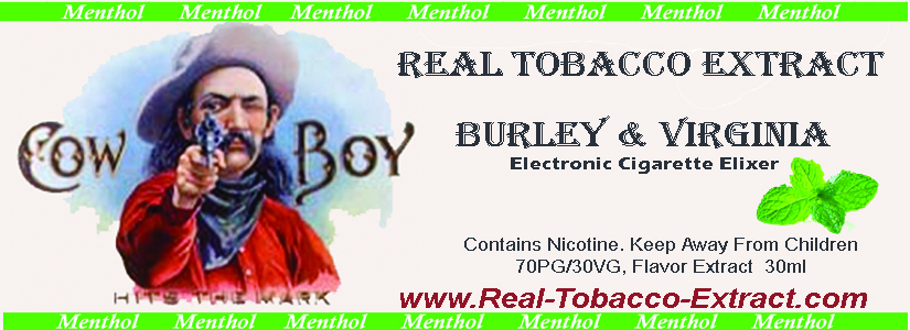 COWBOY Menthol weblabel